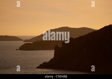 Coucher du soleil à South East Point, Wilsons Promontory National Park, Victoria, Australie Banque D'Images