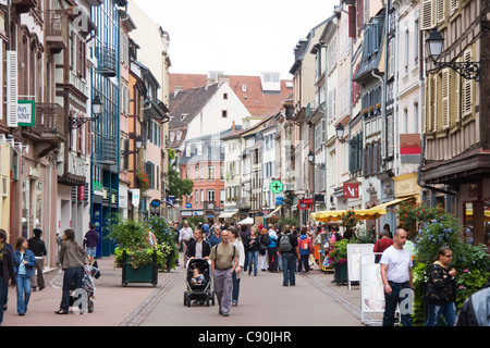 Rue Vauban, Colmar, France Banque D'Images