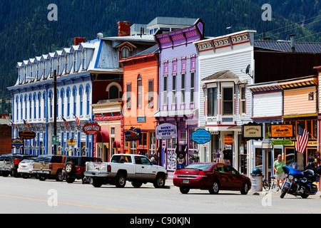 Main Street, Silverton, Colorado, USA, Amérique du Nord, Amérique Banque D'Images