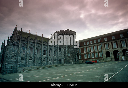 Le Château de Dublin sur Dame Street de Dublin était jusqu'en 1922, la siège de la domination britannique en Irlande et est maintenant un Irish Banque D'Images