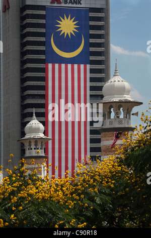 Mosquée Masjid Jamek dans Kuala Lumpur, Kuala Lumpur, Malaisie, Asie Banque D'Images