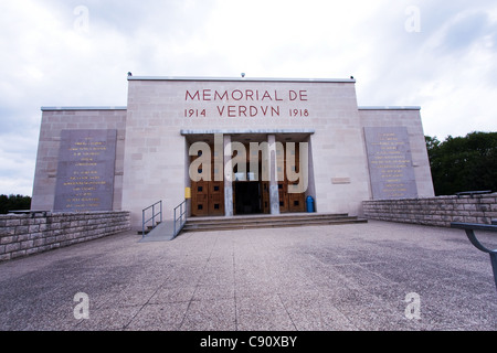 Mémorial de Verdun, Fleury, France Banque D'Images