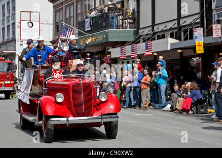 4 juillet parade. Juneau. De l'Alaska. USA Banque D'Images