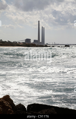 Caesaria est une ville moderne à la périphérie de Césarée Maritima l'ancienne ville portuaire. La puissance pour la ville moderne est fourni par Banque D'Images