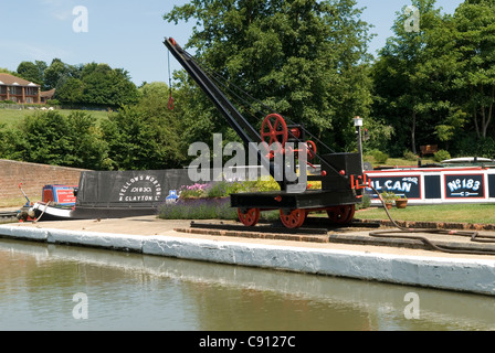 Braunston triangulaire unique est une jonction entre l'Oxford et Grand Union des canaux sur la route nord de Londres à Banque D'Images