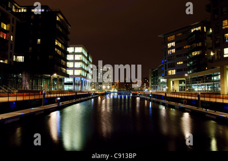 Clarence Dock à Leeds Banque D'Images