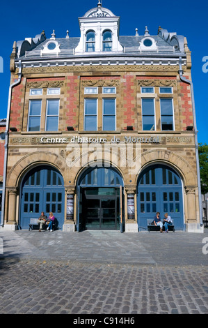 Centre historique de la Place d'Youville Montréal Vieux Montréal Canada Banque D'Images