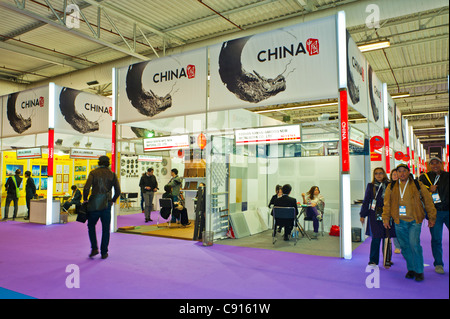 Paris, France, salon des matériaux de construction Batimat, stands des entreprises chinoises, foire exposition, capitalisme chinois, commerce étranger Banque D'Images