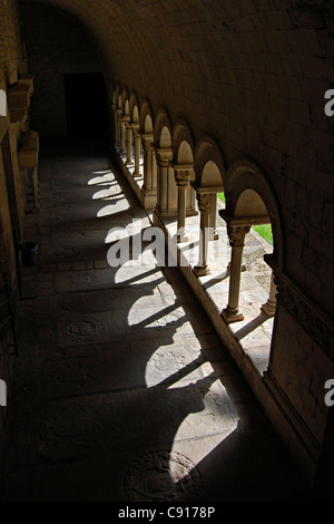 Cloître, Cathédrale de Saint Mary de Gérone, Espagne Banque D'Images