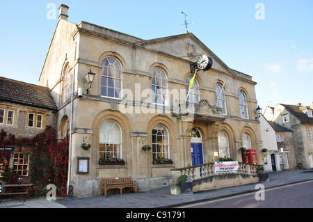 Corsham Mairie, High Street, Corsham, Wiltshire, Angleterre, Royaume-Uni Banque D'Images