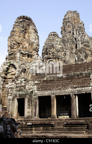 Angkor Thom a été le dernier et le plus durable de la ville capitale de l'empire Khmer. Il a été créé dans la fin du xiie siècle par Banque D'Images