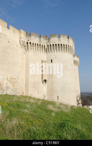 Saint Andre forteresse, château médiéval de Villeneuve lez Avignon, France Banque D'Images