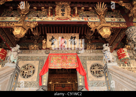 Le Khoo Kongsi est un clanhouse chinoise à Georgetown à élaborer et décoré d'une marque de l'architecture Banque D'Images