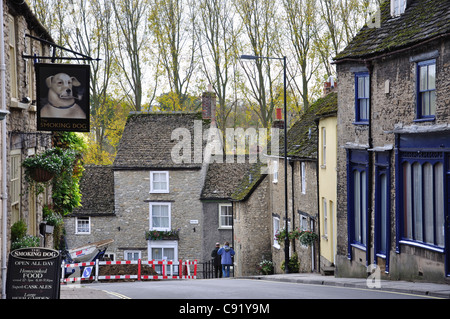 High Street, Malmesbury, Wiltshire, Angleterre, Royaume-Uni Banque D'Images