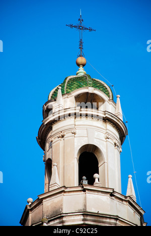 L'Italie, Chiesa di San Siro (San Siro), clocher de l'Église Banque D'Images