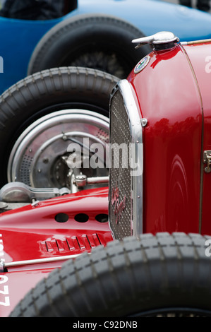 L'Alfa Romeo 8C nom était utilisé sur route et de voitures de sport des années 1930. Le 8C signifie 8 cylindres et appelée à l'origine Banque D'Images