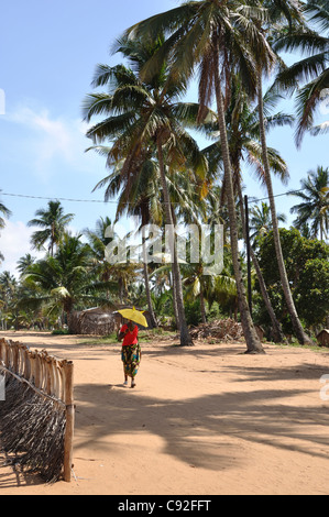 Ligogo est un village dans la région rurale d'Inhambane. Banque D'Images