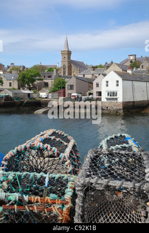 Stromness est un port et de la ville sur l'île d'Orkney. Banque D'Images