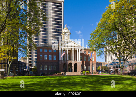 Old State House au centre-ville de Hartford Connecticut Banque D'Images