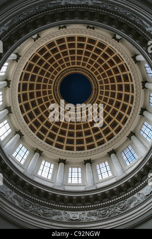 Intérieur de la coupole principale de la Capitale nationale à La Havane, Cuba. Banque D'Images