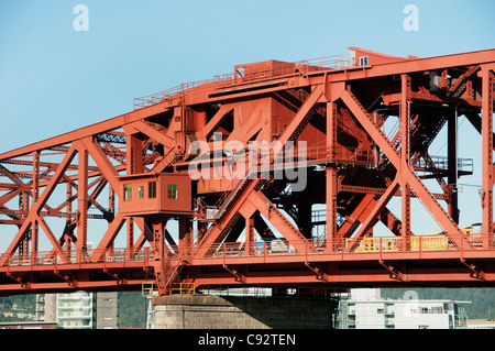 Pont Broadway Wilamette Portland Oregon, United States of America USA Banque D'Images