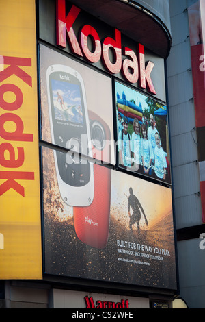 Le billboard Kodak à Times Square à New York est vu le Mardi, Novembre 8, 2011. (© Richard B. Levine) Banque D'Images