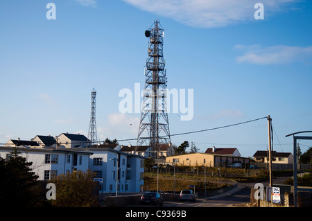 Radio téléphone mobile phone mast Banque D'Images