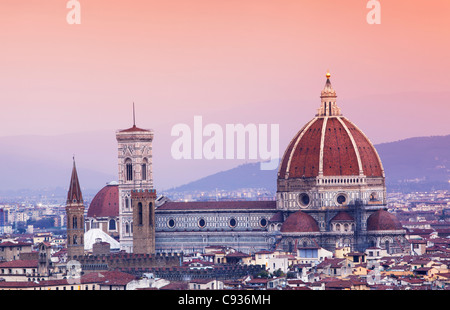 Italie, Florence, l'Europe de l'Ouest ; le 'Duomo' Banque D'Images