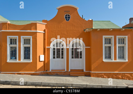 Bâtiment historique datant de 1909 en Namibie Luederitz Banque D'Images