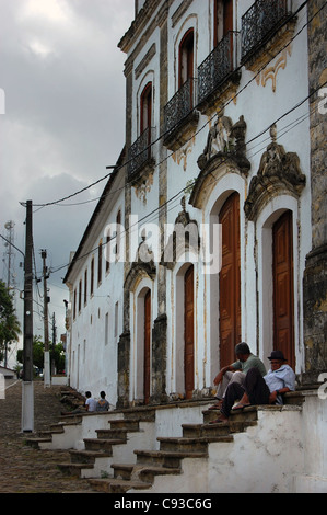 Convento de Santo Antonio dans un village près de Igarassu baroque Olinda Pernambuco Brésil Banque D'Images