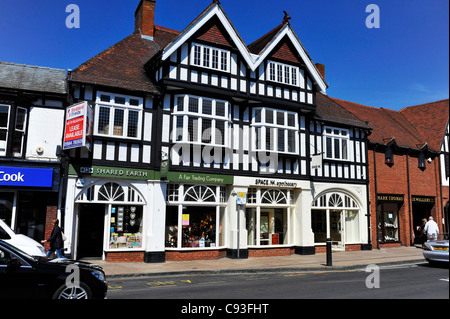 Bâtiments de style Tudor à Stratford upon Avon. Banque D'Images