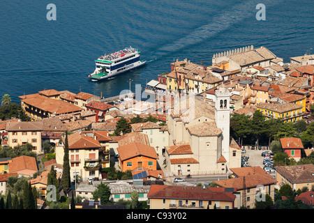 Italie, Vénétie, le lac de Garde, Malcesine Banque D'Images