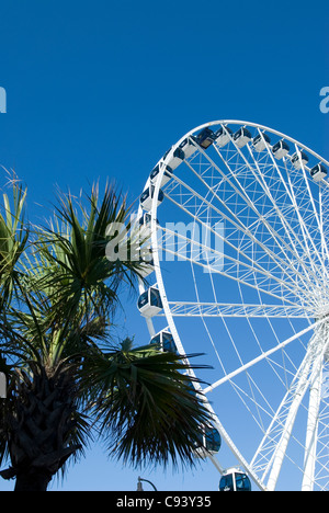 Roue ciel Myrtle Beach en Caroline du Sud USA Banque D'Images