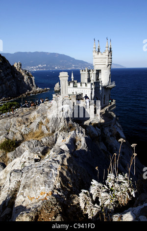 Nid d'HIRONDELLES CASTLE CAPE AI-TODOR CRIMÉE UKRAINE 27 Septembre 2011 Banque D'Images