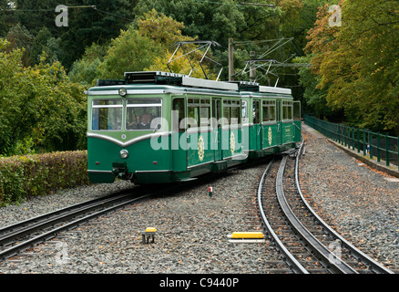 Fer à château Drachenburg Drachenfels, Königswinter, NRW, Allemagne. Banque D'Images