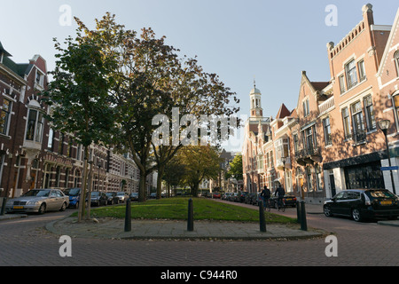 Concordia Avenue, une rue à Rotterdam Banque D'Images