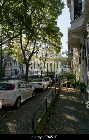 Concordia Avenue, une rue à Rotterdam Banque D'Images