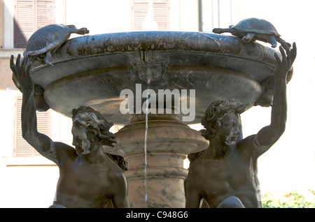 Fontane delle Tartarughe ou la tortue / Tortues Fontaine, Rome, Italie Banque D'Images