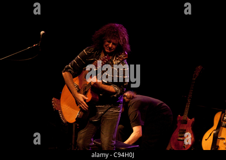 Pat Metheny et son trio @ Bologna Bologne Europauditorium pour le Festival de Jazz Banque D'Images