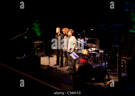 Pat Metheny et son trio @ Bologna Bologne Europauditorium pour le Festival de Jazz Banque D'Images