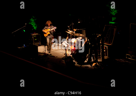 Pat Metheny et son trio @ Bologna Bologne Europauditorium pour le Festival de Jazz Banque D'Images