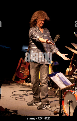 Pat Metheny et son trio @ Bologna Bologne Europauditorium pour le Festival de Jazz Banque D'Images