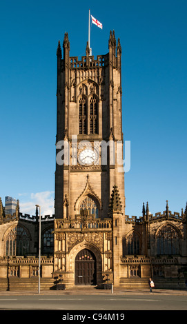 La Cathédrale de Manchester, Victoria Street, Manchester, Angleterre, Royaume-Uni. Banque D'Images