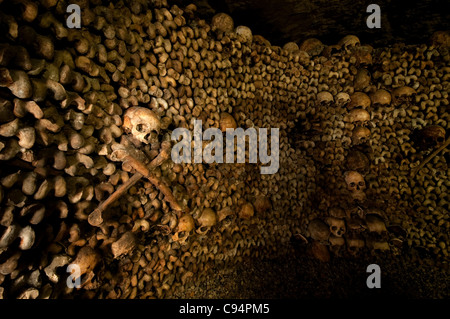 Catacombes, Montparnasse, Paris, France, UNION EUROPÉENNE Banque D'Images