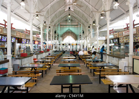 Lau Pa Sat Festival Market : food hall Banque D'Images