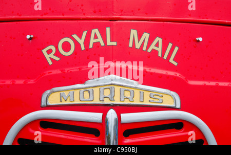 Old Royal Mail van au rallye de voitures classiques. Angleterre, Royaume-Uni Banque D'Images