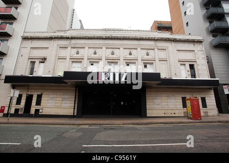 La musique HMV Ritz sur Whitworth Street West , Manchester Banque D'Images