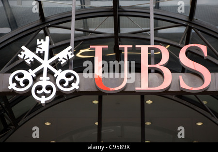 Les bureaux de l'UBS, Liverpool Street, Londres Banque D'Images