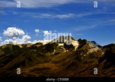 Paysage du Tyrol. Voir dans le Val Senales en Italie, Banque D'Images