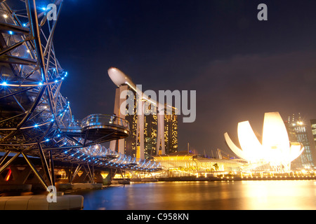 SSands Marina Bay Hotel, Singapore Banque D'Images